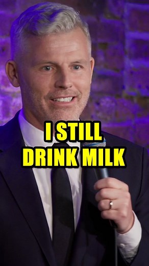Des Bishop on Instagram: "It’s a joke. Relax. (Talking to myself here) link in Bio to watch the rest of this bit and full special. #comedy #standupcomedy #funny #jokes #vegan #dairyfree"
