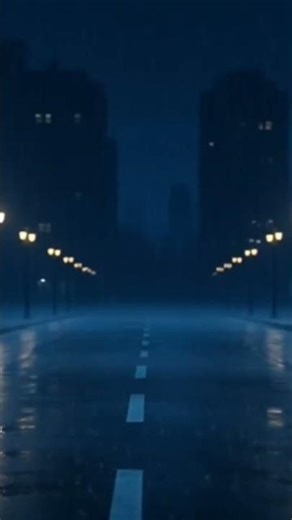 Empty City at Night | Sad Piano in the Rain