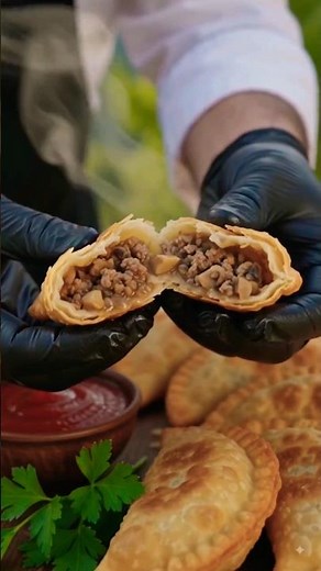 Easy & Crispy Beef Samosa Recipe | So Delicious! 🥟😋#BeefSamosa #Samosa #EasyRecipe #Cooking #Food
