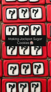 Feeling lucky never tasted so sweet 🎰🍪 Comment “projector” for the link to my projector and stand. | The Cookie Curator, LLC