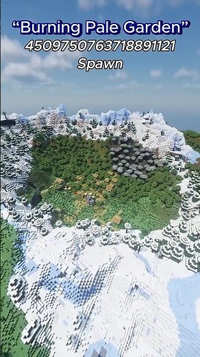 Amazing Minecraft Pale Garden Seeds For Java & Bedrock #shortsfeed #minecraft