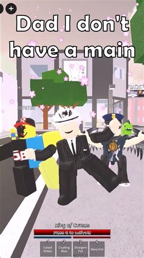 Dad I main .... JJS #roblox #jjkgame #jujutsushenanigans
