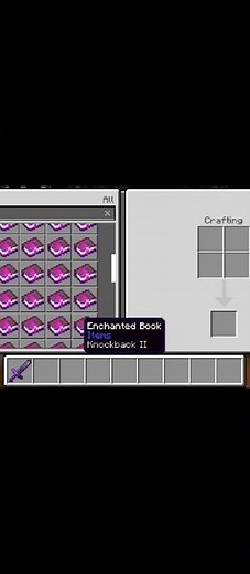 how to make a enchantment weapon #minecraft #shorts #viral