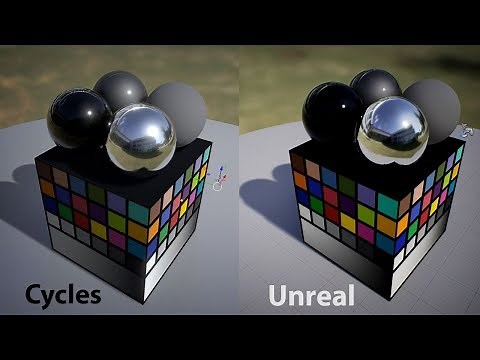Maintaining Visual Consistency Between Blender Cycles & Unreal Engine
