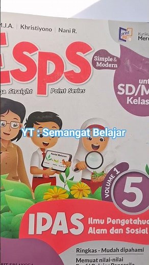 ESPS IPAS Volume 1 Independent Curriculum Grade 5 Book