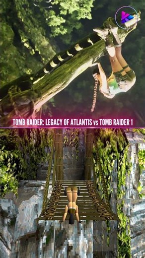 TOMB RAIDER LEGACY OF ATLANTIS vs. TOMB RAIDER 1 (1996)
