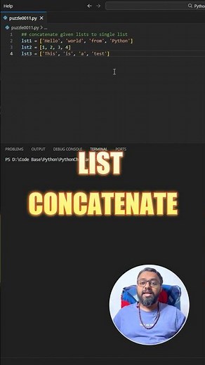 🎯 Python List Concatenation: + vs Unpacking | Smartest Way to Merge Lists in Python! #learnpython