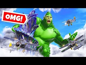 ESCAPE KING KONG... or ELSE! (Fortnite Challenge)