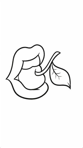 Can you colour the lips with cherry 🍒 #asmr #art #coloringadventure #coloring #drawing #asmrsounds