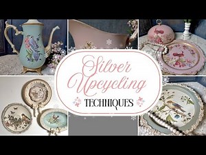 Tips for Upcycling Damaged Silver Plate Serving | DIY Home Decor Gallery Wall Inspiration