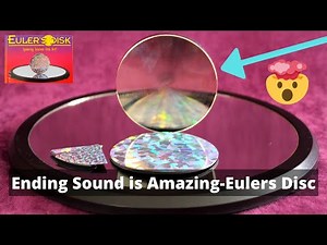Best Euler's Disc Video - Spinning Disc For Two Minutes - Scientific Educational Toy
