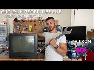 Let's fix an abandoned CRT TV from the '90s!