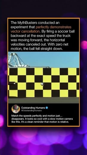 The MythBusters conducted an experiment that perfectly demonstrates vector cancellation