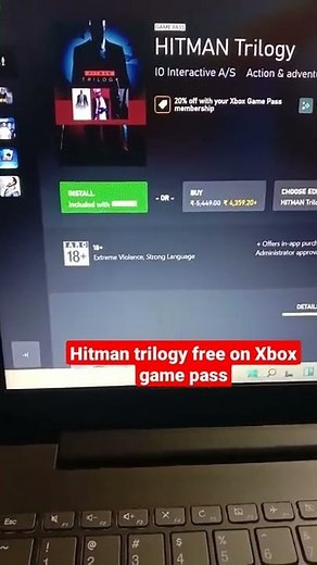HITMAN TRILOGY FREE ON XBOX GAMEPASS