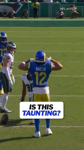 NFL on CBS on Instagram: "Puka Nacua was flagged for taunting here"