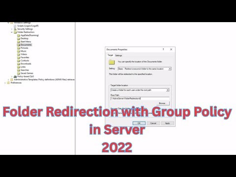Folder Redirection with Group Policy
