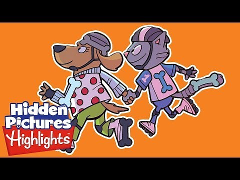 CATS AND DOGS | Hidden Pictures Puzzles | Kids Videos | Highlights