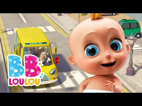 🚍 Les Roues de l’Autobus (Wheels on the Bus) Chanson et Comptine Populaire pour Enfants | BB LouLou