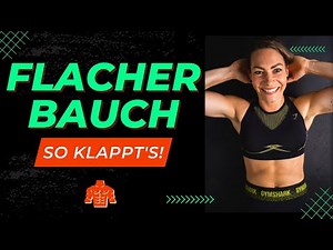 BAUCHFETT loswerden - flacher Bauch, so gehts!