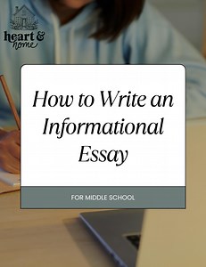 Informational Essay Writing Guide for Middle School | Homeschool Language Arts Printable | Step-by-step Essay Writing Resource - Etsy Canada