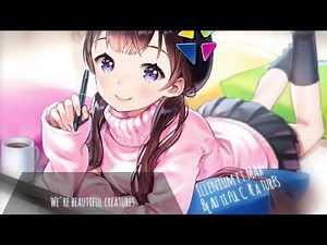 Nightcore - Beautiful Creatures [Animated wallpaper, Lyrics]
