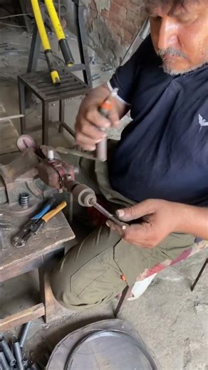 Spring Making on drill Machine | Wire Spring Manufacturing Process #shorts