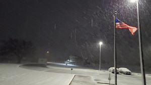 ****Posted March 8th, 2025**** Measured 3" of snow as of 8 PM here at the NWS Amarillo office. Another inch or two possible before this main band of snow moves south out of the Panhandles. Please use caution if traveling across the southern Texas Panhandle. | US National Weather Service Amarillo Texas