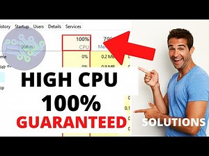 How to FIX CPU at 100 percent windows 10 | HIGH CPU USAGE SOLUTIONS