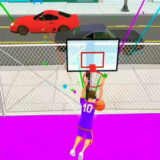 Hoop World|Flip dunk game 3D|Basketball gameplay #dunk #3dgames #basketball