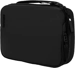 Incase A.R.C Accessory Organizer - Electronic Organizer Travel Case + Cord Storage - Efficient Cable Management - Compact & Durable Electronics Organizer, Black (10 x 3 x 2 in)