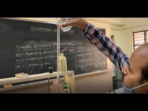 Estimation of Zinc Using EDTA