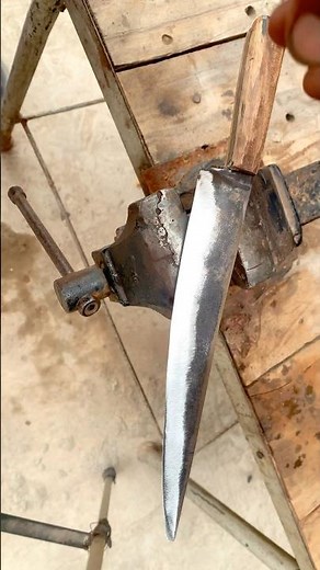 From Rusty to Beautiful! Full Metal Knife Restoration 🔥 #shorts