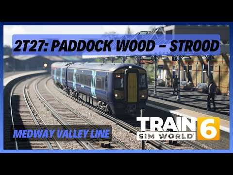 TSW6 | 2T27: Paddock Wood - Strood | Southeastern Class 375/3 | Medway Valley Line | AWS DSD GSMR