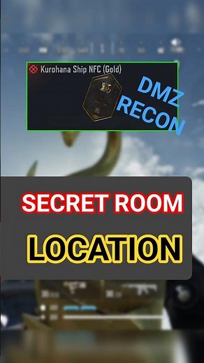 99% Players Miss This! Kurohana Ship NFC Secret Room Location | DMZ RECON