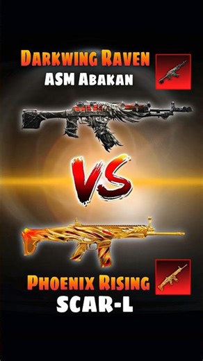 SHADOW vs LIGHT! Darkwing Raven ASM Abakan vs Phoenix Rising SCAR-L! 😱