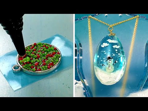18 Christmas Resin Crafts And Accessory Gifts