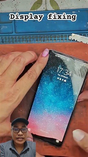 proses pemisahan lcd dengan glass #smartphone #hpsmart #experiment #hpmati #automobile #diy #hp #fy