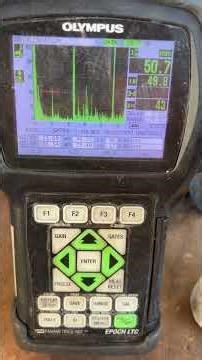Ultrasonic Testing on Pins-Crack signals/Response Pattern
