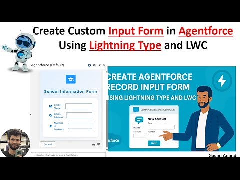 Create Custom Input Form in Agentforce Using Lightning Type and LWC