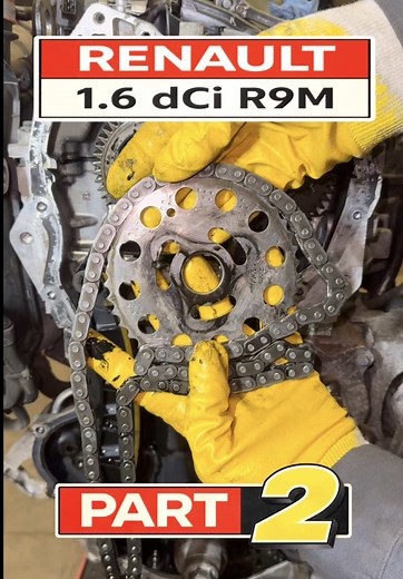 Renault R9M Engine: Oil Pump Chain Access & Timing Chain Repair (Part 2)
