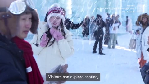 Check out this stunning city made of ice