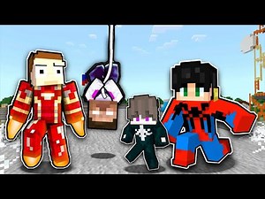 HAVING a SUPERHERO LIFE in Minecraft! (Tagalog)