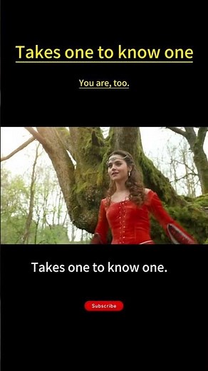 What does "Takes One to Know One" actually mean? 💡#Idioms #EnglishLearners #Phrases #movie