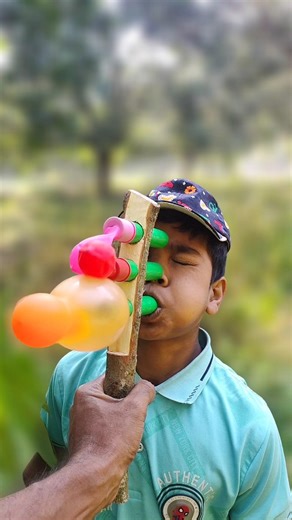 Mind Blowing Balloon Launcher Toys with Tree and Pipe #balloon #toys #diy