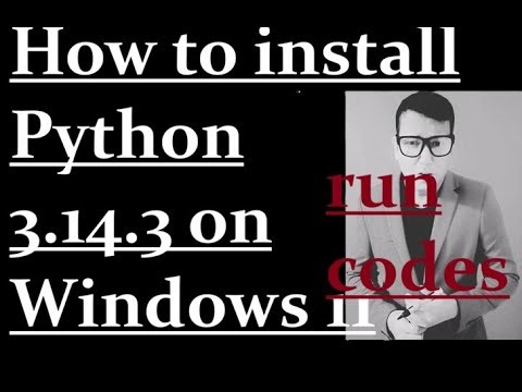 How to install Python 3.14.3 on Windows 11