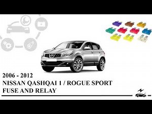 Where are the fuses of the Nissan Qashqai located?