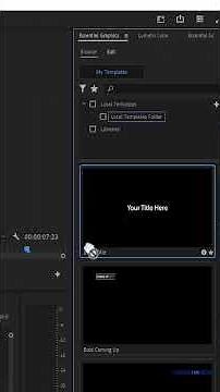 How to Create and Save Presets in Premiere Pro