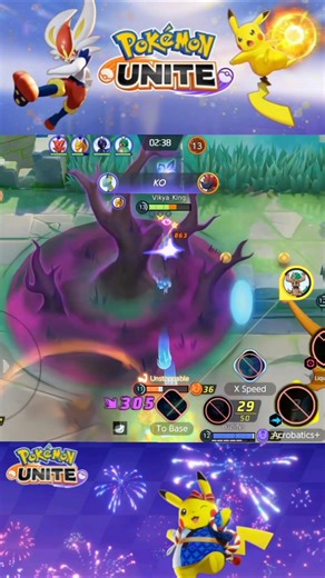 Inteleon 2 Time Ko #pokemon #pokemonunite #gaming