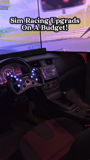 Realistic #simracing Cockpit Build On A Budget! #iracing #motorsport #fyp #viral