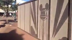 VIDEO: Take a quick walk around the Sorcerer Hat at Disney's Hollywood Studios, now fully encircled by walls as Walt Disney World prepares to remove it. | Inside the Magic
